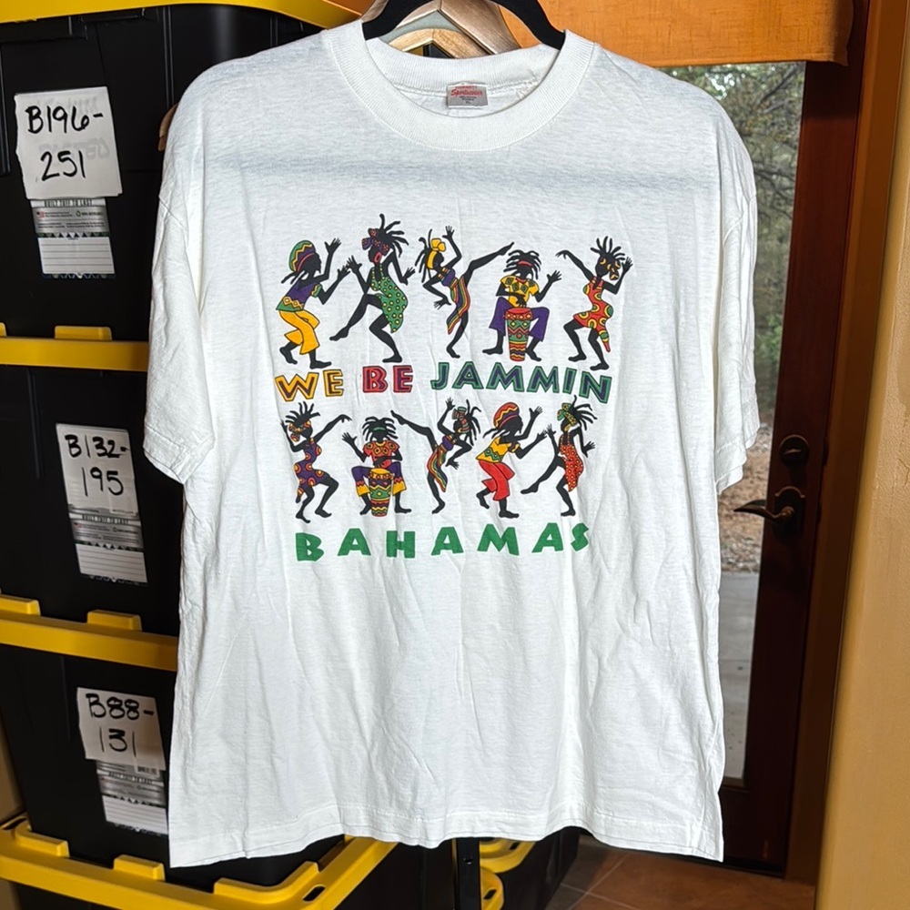 Vintage 90’s Dorsett Tees Bahamas Islands Single Stitch Graphic T Shirt Size XL